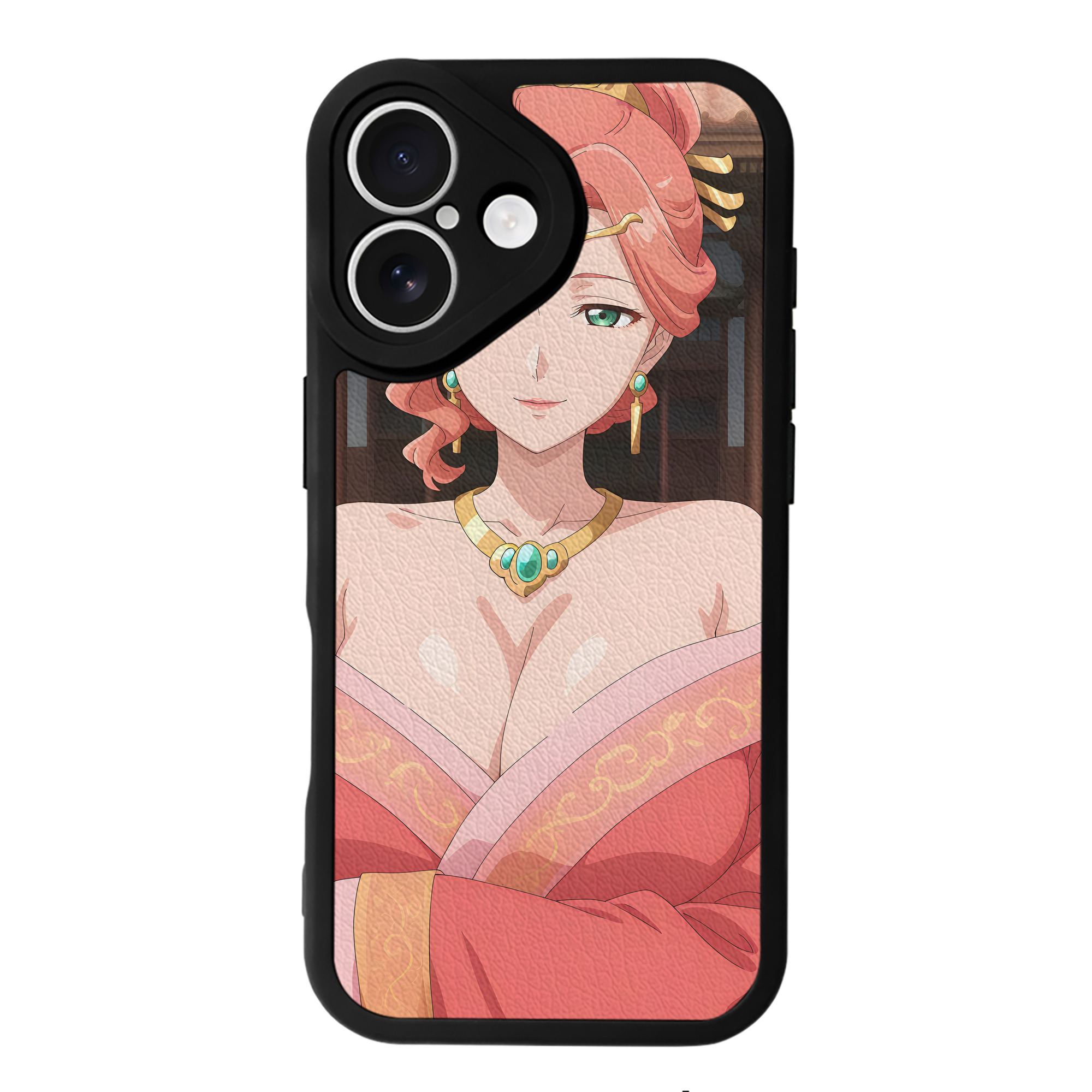 （画像用） 薬屋のひとりごと The Apothecary Diaries 【iPhone 16シリーズ対応】シリコンスマホケース（レザー調） 材質：シリコン